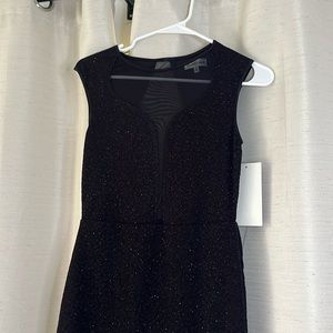 Black glitter dress
